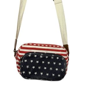 Mad Love America-Themed Women's Crossbody Bag